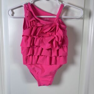 3 Baby Girl Swimsuits Bathing Suits - Infant Size 6-9 Months